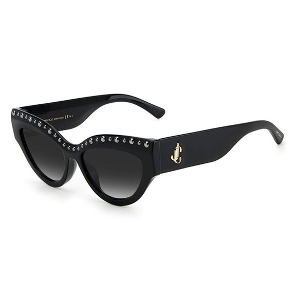 Jimmy Choo sunglasses SONJA/G/S 0807 9O Black / Grey Gradient - Picture 1 of 5